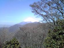 愛鷹山山頂からの富士山