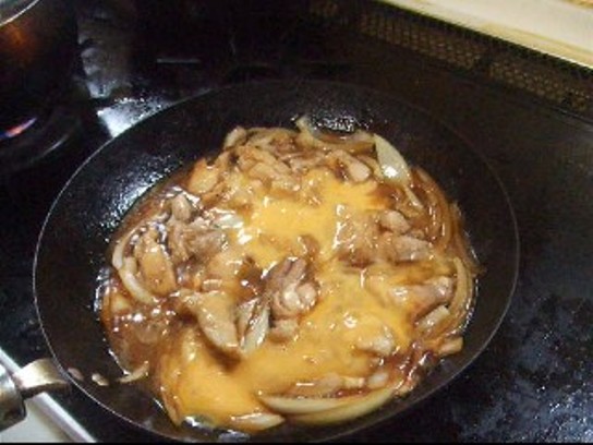 親子丼レシピ工程