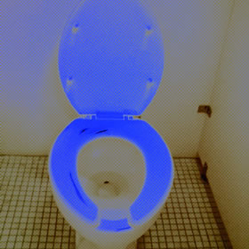 聞こえた？：トイレにて