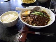 汁有りジャージャー麺+小ライス
