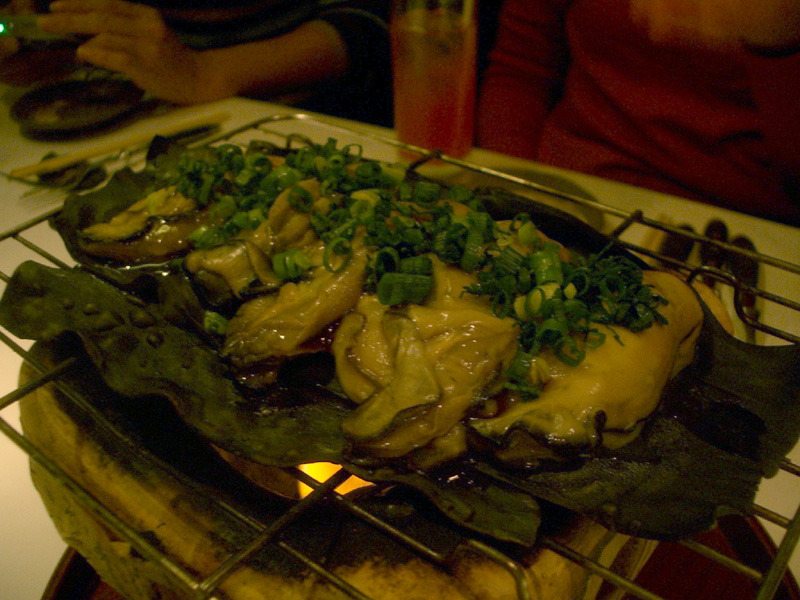 牡蠣昆布焼き