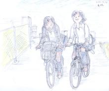 橋のたもと