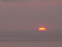 ウルワツ夕日