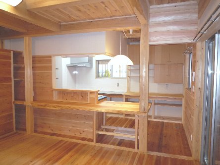 松島匠建の建てる木の家　「太田生品の家」Ｗeb日誌-仕上がり