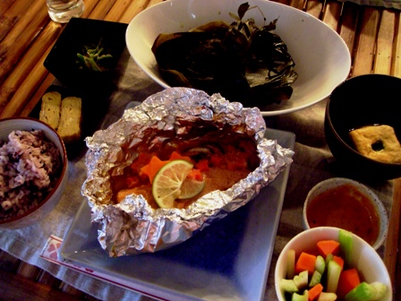 鮭のホイル焼き