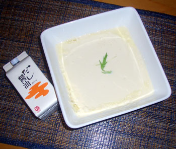 ふわふわの手作り豆腐