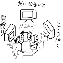 絵が下手なのは見逃してね。