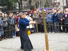 土方歳三資料館日記-天然理心流演武会長