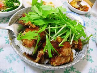 から揚げ丼