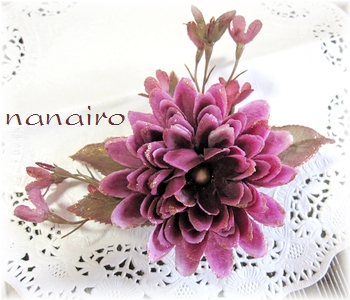 100円ショップの造花を おしゃれにアレンジ♪