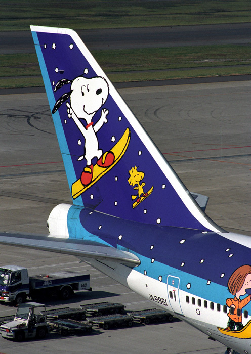 1996年冬季と1997年冬季に登場したANA：｢スヌーピー｣号: 航空機