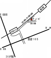 sakuraraのブログ-名張の地図