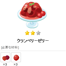 ピグライフ完全攻略 クランベリーゼリー レシピ 素材 ティナブログ 攻略グルっぽ