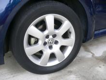 出張洗車　タイヤ・ホイール　施工前