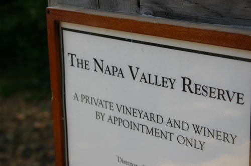 【ワイナリー】　The Napa Valley Reserve （SFO）