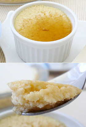 お豆腐で料理-クレームカラメル