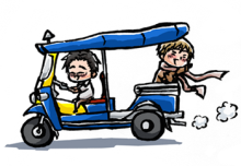 Ul-Qのブログ-RussiaXThai in Tuktuk