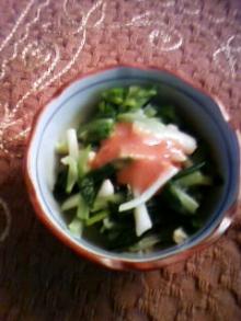 アサツキの酢味噌和え