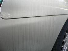 トヨタマークⅡ　後部バンパー　水垢