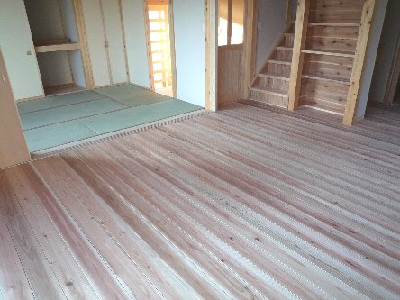 松島匠建の建てる木の家　「太田生品の家」Ｗeb日誌-リビング・和室
