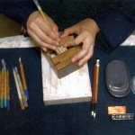 荒彫り作業