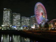 横浜みなとみらい２１の夜景