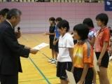 新人戦優勝女子卓球