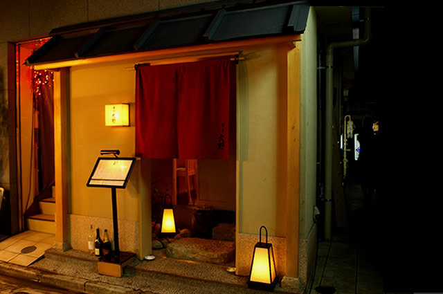銀座　大野　エントランス