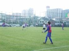 サッカーの都-プレー中