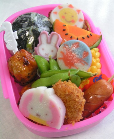 ミッフィーの海水浴弁当