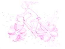 桜自転車