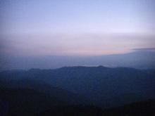 白山　御来光