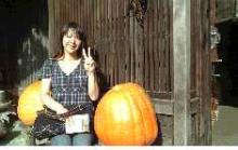 妻籠宿のでかかぼちゃと共に･･2007.8.17