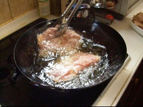 鶏肉の甘酢ソース調理工程画像