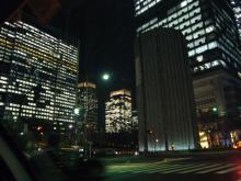 丸の内の交差点にて