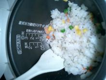 簡単チャーハン（ミックスベジタブル）