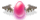 ピンク羽