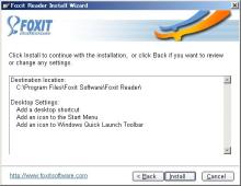 Foxit インストール画面 04