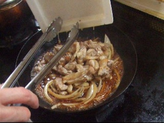 親子丼レシピ工程