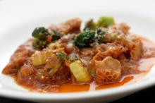 トリッパのトマト煮込み
