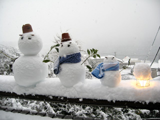 2008　雪だるま