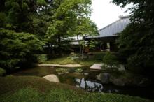 明月院　本堂後庭園