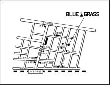 「BLUE GRASS」の地図