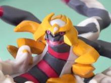 ギラティナフィギュア、頭部正面アップ