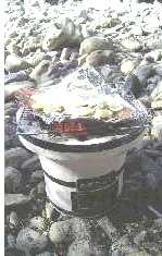 長野・烏川渓谷「七輪でＢＢＱ」2007.8.18