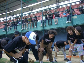 草野球チーム　Article9-掛け声