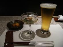 ビール、前菜、突き出し