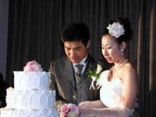 ケーキ入刀