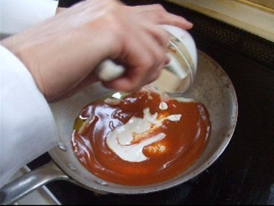 カニクリームパスタ