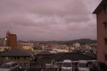 台風４号通過後の黄昏_①